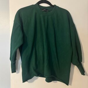 Pomander Place Forest Green Crewneck Sweatshirt, Size XS